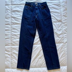 Vintage L.L. Bean Women Original Fit / Relaxed Dark Blue Jeans NWOT